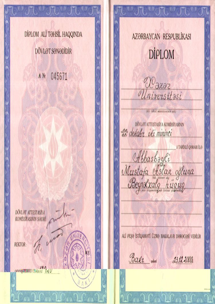 Buy Diploma Online - buy master degree from the baki dövlet universiteti buy college degree from the baki dövlet universiteti