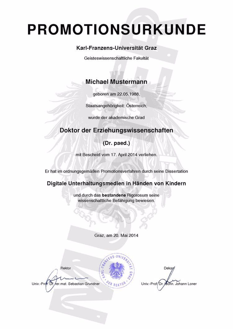 Buy Diploma Online - buy professorship degree from karl-franzens-universität graz buy college degree from karl-franzens-universität graz