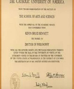 Buy college degree from The Catholic University of America