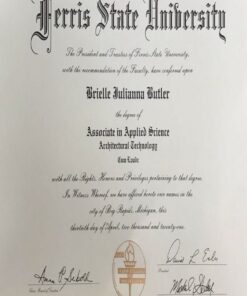 Buy college degree from The Ferris State University