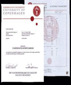 Buy college degree from The Københavns Universitet