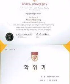 Buy college degree from the Korea University