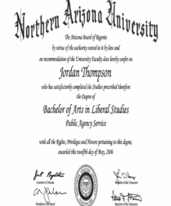 Buy college degree from The Northern Arizona University