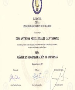 Buy college degree from the Universidad Carlos III de Madrid