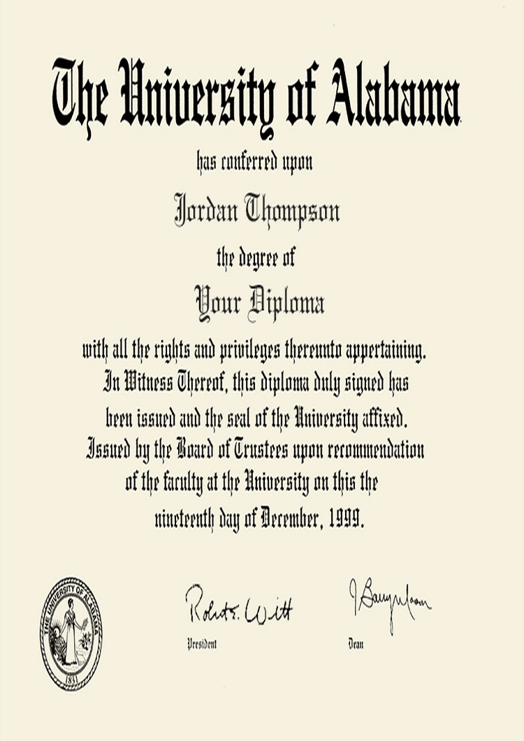 Buy Diploma Online - buy phd honorary doctorate degree from the university of alabama buy college degree from the university of alabama