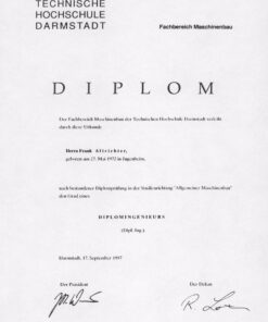 Buy college degree from The Hochschule Darmstadt
